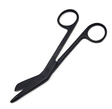 Load image into Gallery viewer, Full Black Lister Bandage Scissors 5.5&quot; (14cm), Stainless Steel
