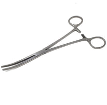 Load image into Gallery viewer, Pean Full Serrated Hemostat Forceps 8", Curved, Stainless Steel