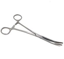 Load image into Gallery viewer, Pean Full Serrated Hemostat Forceps 7", Curved, Stainless Steel