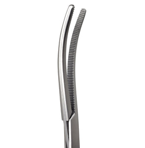 Pean Full Serrated Hemostat Forceps 7", Curved, Stainless Steel