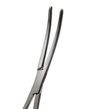 Load image into Gallery viewer, Pean Full Serrated Hemostat Forceps 7", Curved, Stainless Steel