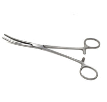 Load image into Gallery viewer, Pean Full Serrated Hemostat Forceps 8", Curved, Stainless Steel