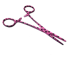 Load image into Gallery viewer, Dog Cat Ear Cleaning Forceps 5.5" STR Pet Hair Pulling Clamp Tweezers Grooming, PINK Paws