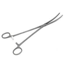 Load image into Gallery viewer, Pean Full Serrated Hemostat Forceps 10", Curved, Stainless Steel