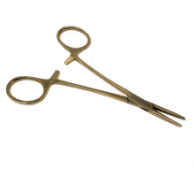Load image into Gallery viewer, Mosquito Hemostat Forceps 5" Straight, Stainless Steel, Full Gold
