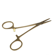Load image into Gallery viewer, Mosquito Hemostat Forceps 5" Straight, Stainless Steel, Full Gold