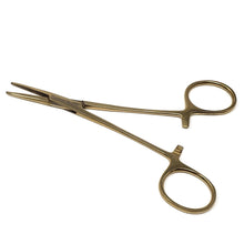 Load image into Gallery viewer, Mosquito Hemostat Forceps 5" Straight, Stainless Steel, Full Gold