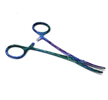 Load image into Gallery viewer, Hemostat Forceps 5.5" (14cm) Curved Serrated Jaws, Stainless Steel, Mermaid Pattern
