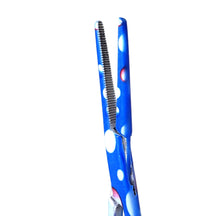 Load image into Gallery viewer, Hemostat Forceps 5.5" (14cm) Straight Serrated Jaws, Stainless Steel, Dew Drops