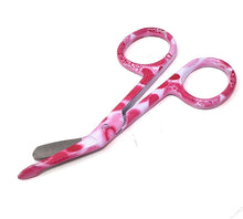 Load image into Gallery viewer, Stainless Steel 3.5" Bandage Lister Scissors for Nurses & Students Gift, Pink Hearts