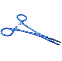 Load image into Gallery viewer, Hemostat Forceps 5.5" (14cm) Straight Serrated Jaws, Stainless Steel, Blue Rose Garden