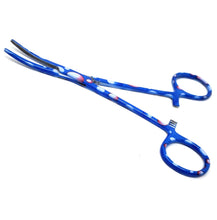 Load image into Gallery viewer, Hemostat Forceps 5.5" (14cm) Curved Serrated Jaws, Stainless Steel, Dew Drops