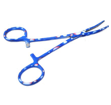 Load image into Gallery viewer, Hemostat Forceps 5.5" (14cm) Curved Serrated Jaws, Stainless Steel, Dew Drops