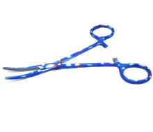 Load image into Gallery viewer, Hemostat Forceps 5.5" (14cm) Curved Serrated Jaws, Stainless Steel, Dew Drops