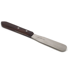 Load image into Gallery viewer, Stainless Steel Lab Spatula with Wooden Handle, 3" Blade, 0.62" Blade Width, 7" Total Length