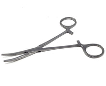 Load image into Gallery viewer, Rankin Kelly Hemostat Forceps 6.25&quot; Half Serrated Curved Jaws, Stainless Steel, Silver
