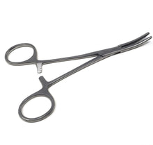Load image into Gallery viewer, Rankin Kelly Hemostat Forceps 6.25" Half Serrated Curved Jaws, Stainless Steel, Silver