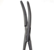 Load image into Gallery viewer, Kelly Hemostat Forceps 5.5" Half Serrated Curved Jaws, Stainless Steel, Silver
