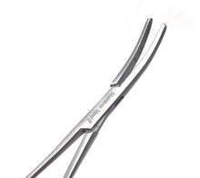 Load image into Gallery viewer, Kelly Hemostat Forceps 5.5" Half Serrated Curved Jaws, Stainless Steel, Silver