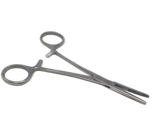 Load image into Gallery viewer, Kelly Hemostat Forceps 5.5" Half Serrated Straight Jaws, Stainless Steel, Silver