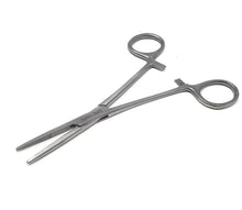 Load image into Gallery viewer, Kelly Hemostat Forceps 5.5" Half Serrated Straight Jaws, Stainless Steel, Silver