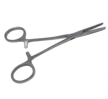 Load image into Gallery viewer, Kelly Hemostat Forceps 5.5" Half Serrated Straight Jaws, Stainless Steel, Silver