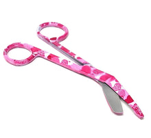 Load image into Gallery viewer, Stainless Steel 5.5" Bandage Lister Scissors for Nurses & Students Gift, Pink Hearts