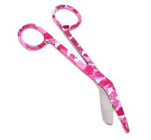 Load image into Gallery viewer, Stainless Steel 5.5" Bandage Lister Scissors for Nurses & Students Gift, Pink Hearts