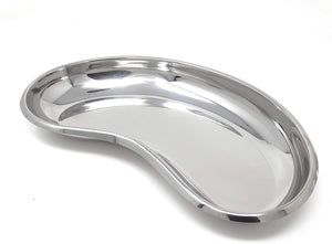 Emesis Basin Kidney Shaped Tray Dish 12", Extra Large, Stainless Steel