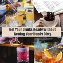 Load image into Gallery viewer, Kitchen Tweezers Stainless Steel Food Tongs Straight Serrated Tips 6" Tweezers for Culinary Chef Baker Tool