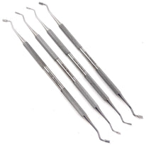 Load image into Gallery viewer, 4 Pcs Amalgam Pluggers Double Ended Dental Composite Filling Restorative Stainless Steel Instruments