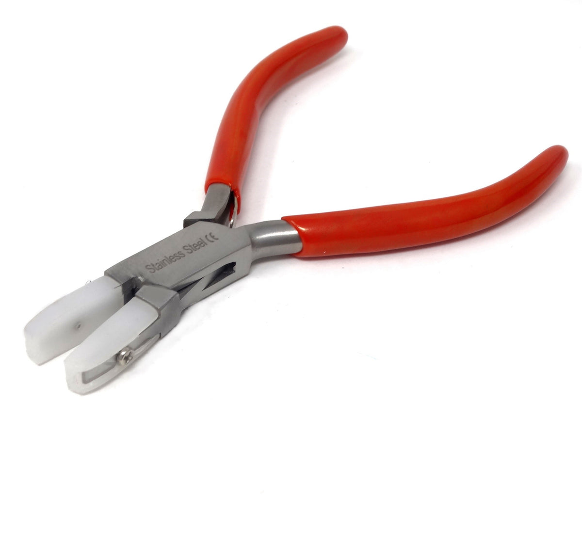 Professional Stainless Steel Prevent Injury Flat Nylon Jaw Pliers for DIY  Jewelry Tools