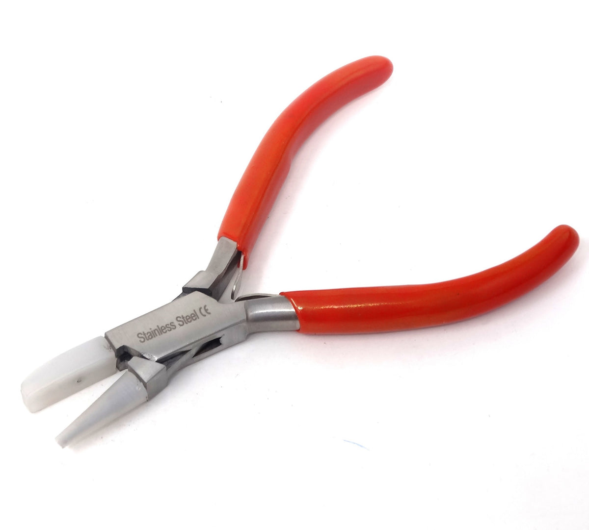 5-3/8'' Flat Nose Non-Marring Nylon Jaw Pliers with PVC Grips Jewelry  Making Metal Forming Repair Tool - AliExpress