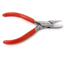 Load image into Gallery viewer, Round Flat Nose Nylon Jaw Plier 4-1/2" Wire Working Jewelry Pliers with Removable Caps Stainless Steel Wire Straightening Tool and Cushion Grip