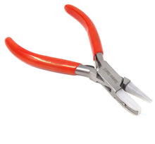 Load image into Gallery viewer, Round Flat Nose Nylon Jaw Plier 4-1/2" Wire Working Jewelry Pliers with Removable Caps Stainless Steel Wire Straightening Tool and Cushion Grip
