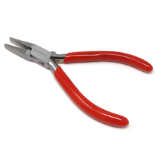 Load image into Gallery viewer, Jewelry Making Pliers Flat Nose Professional Repair Stainless Steel Tool with Cushion Grip for Handmade DIY Craft