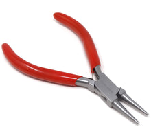 Load image into Gallery viewer, Jewelry Making Pliers Round Nose Professional Repair Stainless Steel Tool with Cushion Grip for Handmade DIY Craft