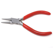 Load image into Gallery viewer, Jewelry Making Pliers Round Nose Professional Repair Stainless Steel Tool with Cushion Grip for Handmade DIY Craft
