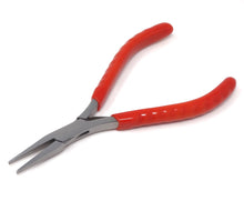 Load image into Gallery viewer, Jewelry Making Pliers Slim Flat Nose Professional Repair Stainless Steel Tool with Cushion Grip for Handmade DIY Craft