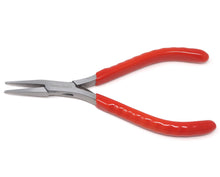 Load image into Gallery viewer, Jewelry Making Pliers Slim Flat Nose Professional Repair Stainless Steel Tool with Cushion Grip for Handmade DIY Craft
