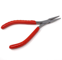 Load image into Gallery viewer, Jewelry Making Pliers Slim Flat Nose Professional Repair Stainless Steel Tool with Cushion Grip for Handmade DIY Craft