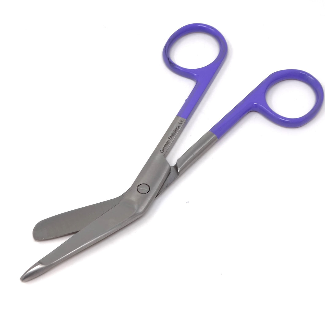 Purple Handle Color Lister Bandage Scissors 5.5