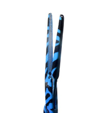 Load image into Gallery viewer, Blue Zebra Coated Full Pattern Mosquito Hemostat Forceps 5.5" Straight