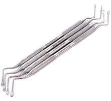 Load image into Gallery viewer, 4 Pcs Lucas Bone Surgical Curettes for Tooth Socket Cyst Removal Double Ended Stainless Steel Instruments