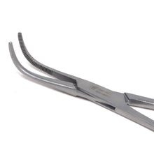 Load image into Gallery viewer, Full Curved 90 Degree Angled Hemostat 6", Stainless Steel