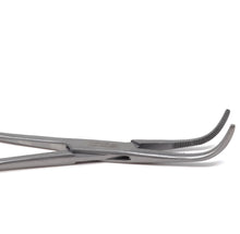 Load image into Gallery viewer, Full Curved 90 Degree Angled Hemostat 6", Stainless Steel