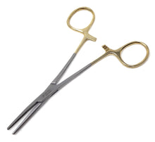 Load image into Gallery viewer, Gold Handle Kelly Hemostat Forceps 5.5" Straight, Premium