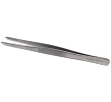 Load image into Gallery viewer, Kitchen Tweezers Stainless Steel Food Tongs Straight Serrated Tips 6" Tweezers for Culinary Chef Baker Tool
