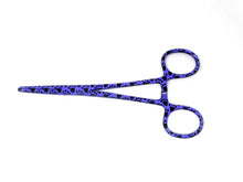 Load image into Gallery viewer, Dog Cat Ear Cleaning Forceps 5.5" STR Pet Hair Pulling Clamp Tweezers Grooming, PURPLE Paws