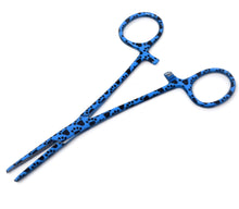 Load image into Gallery viewer, Dog Cat Ear Cleaning Forceps 5.5" STR Pet Hair Pulling Clamp Tweezers Grooming, BLUE Paws
